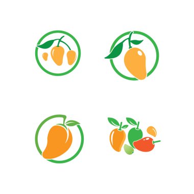 Mango Logo şablonu vektör çizim tasarım