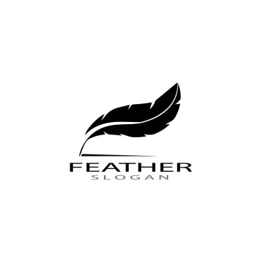 Tüy logo vektör şablonları