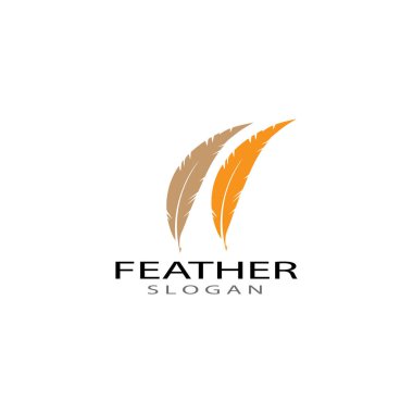 Tüy logo vektör şablonları