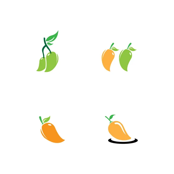 Mango Logo šablona vektorová ilustrace design — Stock fotografie
