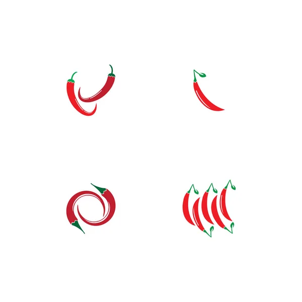 Symbol šablony chilli loga — Stock fotografie