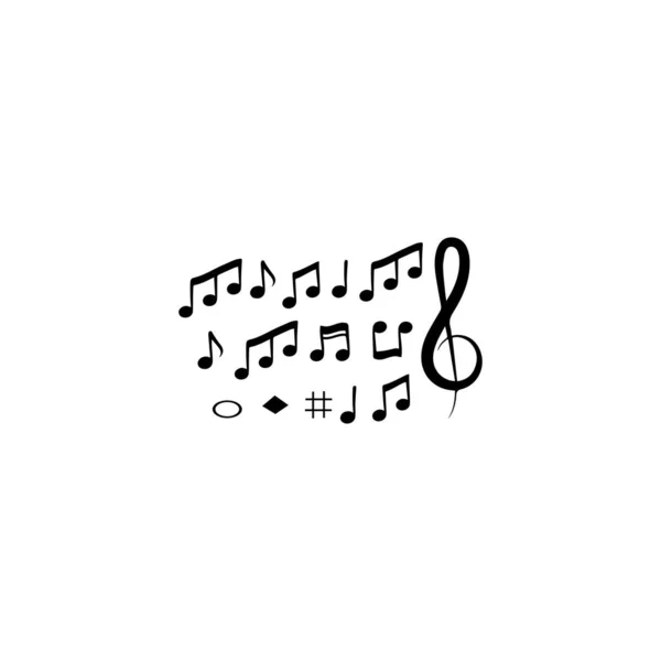 Music note icon vector illustration design — Stock Photo, Image