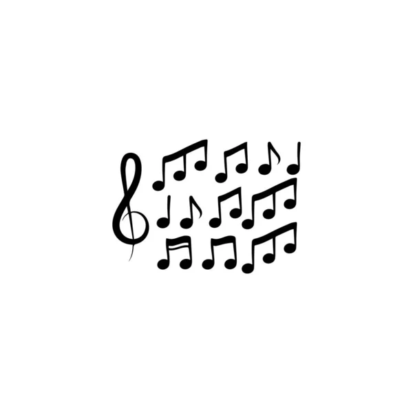 Music note icon vector illustration design — Stock Photo, Image