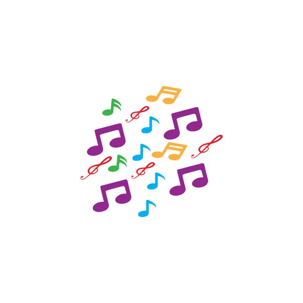 Musiknotiz Icon Vector Illustration Design — Stockfoto