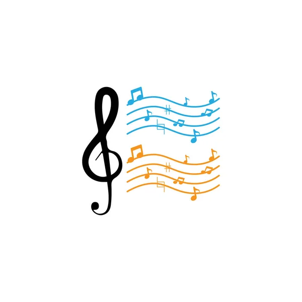 Музыкальная заметка Icon Vector illustration design — стоковое фото