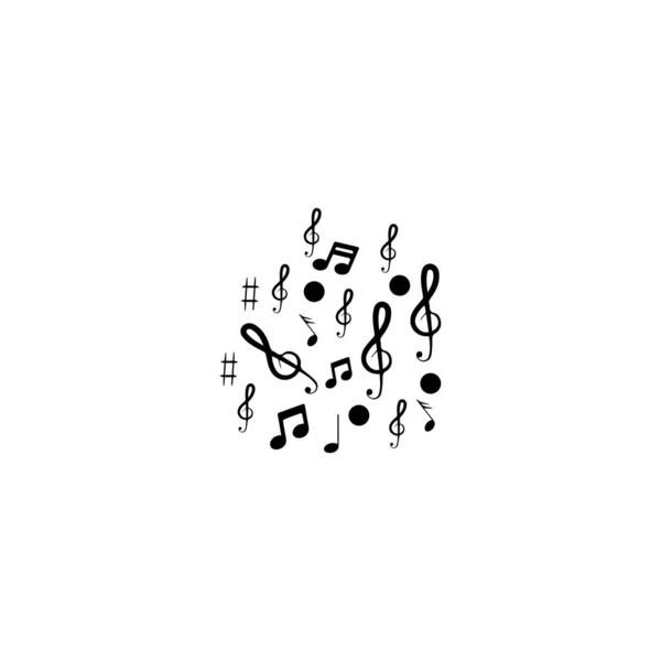 Music note icon vector illustration design — Stock Photo, Image