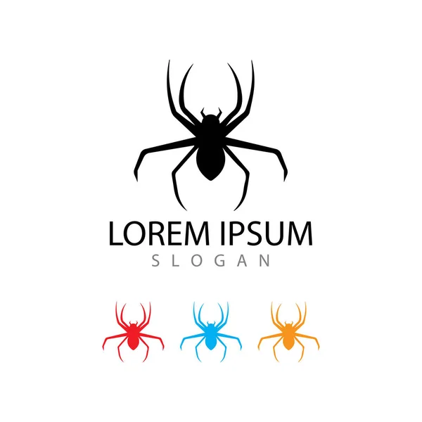 Araña ilustración logotipo vector plantilla — Foto de Stock