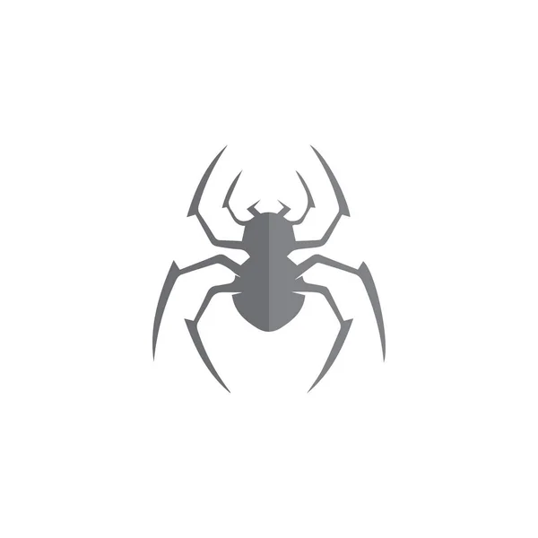 Modelo do vetor do logotipo da ilustração da aranha — Fotografia de Stock