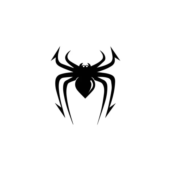 Modelo do vetor do logotipo da ilustração da aranha — Fotografia de Stock