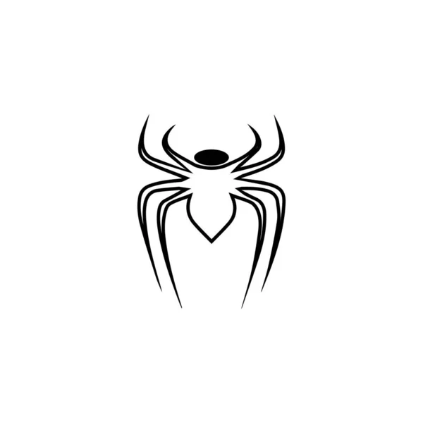 Modelo do vetor do logotipo da ilustração da aranha — Fotografia de Stock