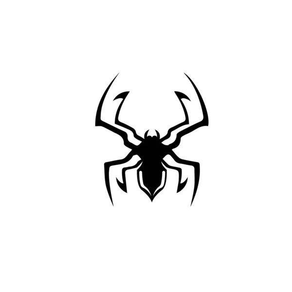 Spider ilustration logo vector template — Stock Photo, Image