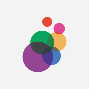 Kabarcık simgesi vektör çizim şablonu