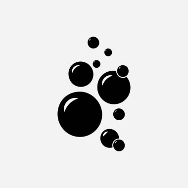 Kabarcık simgesi vektör çizim şablonu