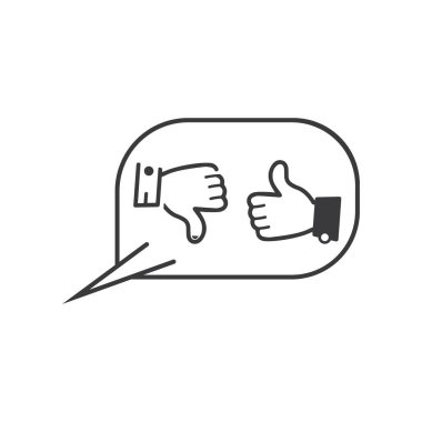  El hareketleri ve işaret dili izole edilmiş. İnsan elinin vektör illüstrasyonu.