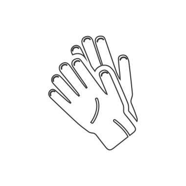  El hareketleri ve işaret dili izole edilmiş. İnsan elinin vektör illüstrasyonu.