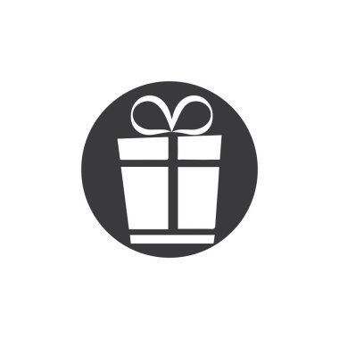 hediye kutusu ikon vektör çizimi tasarımı