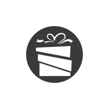 hediye kutusu ikon vektör çizimi tasarımı