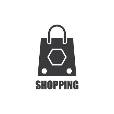 Poşet simgesi vektör tasarım şablonu - Vektör