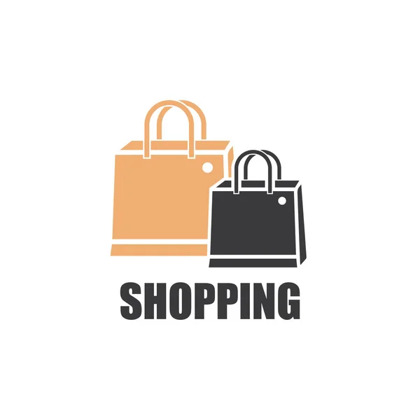 Shoping Bag Icon Vector Illustration Design Template Vektor — Stock Vector