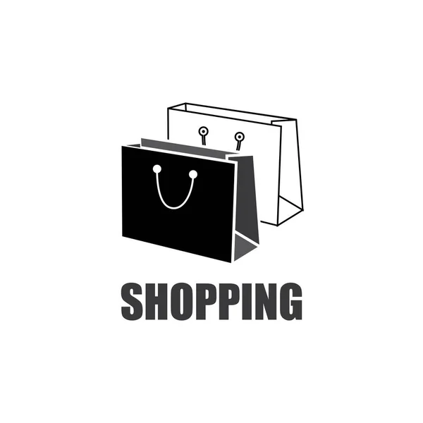 Shoping Bag Icon Vector Illustration Design Template Vektor — Stock Vector