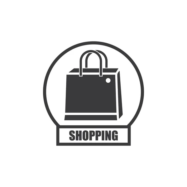 Shoping Bag Icon Vector Illustration Design Template Vektor — Stock Vector