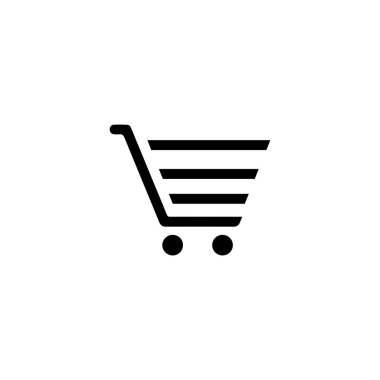 Dükkan, sepet vektör ikonu Şablon tasarımı sakla