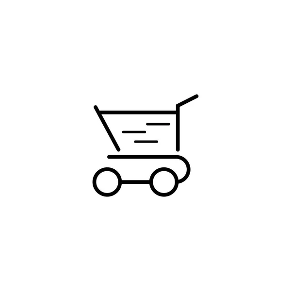 Shop Speichern Warenkorb Vektor Symbol Vorlage Illustration Design — Stockvektor