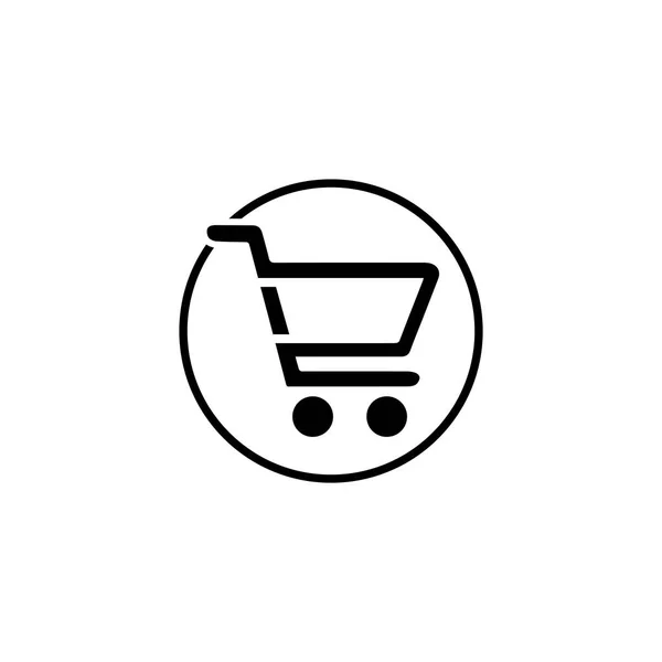 Shop Speichern Warenkorb Vektor Symbol Vorlage Illustration Design — Stockvektor