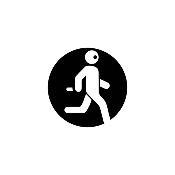 Логотип Символу Людини Запуск Ілюстрації Жестів Векторний Дизайн — стоковий вектор