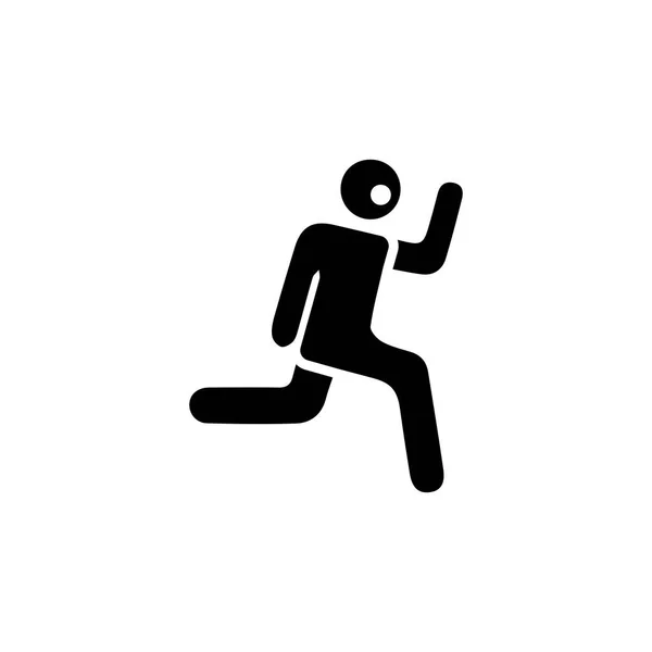 Λογότυπο Του Ανθρώπινου Χαρακτήρα Εκτέλεση Σχεδίασης Διανύσματος Χειρονομιών — Διανυσματικό Αρχείο