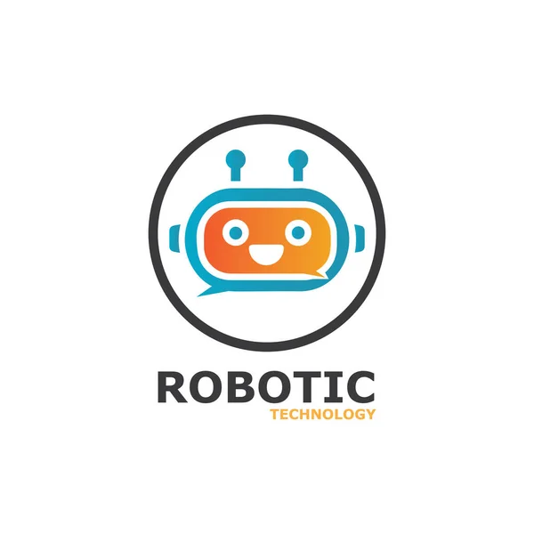 Robot Icon Vector Concept Vector Modern Line Character Illustration Isolated — Stock Vector