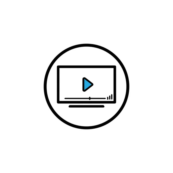 Lcd Led Monitor Icon Vector Illustration — стоковий вектор