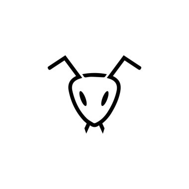 Karınca Logosu vektör illüstrasyon tasarımı