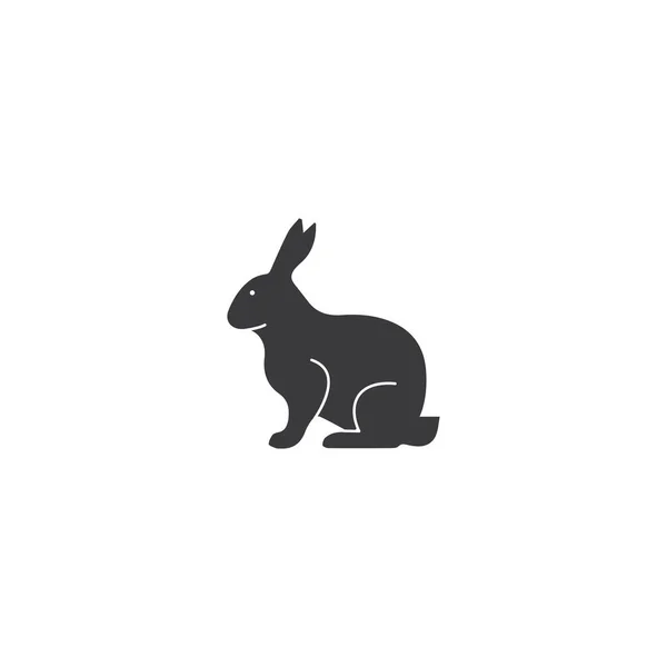 Rabbit Template Vector Icon Illustration Design — Stock Vector