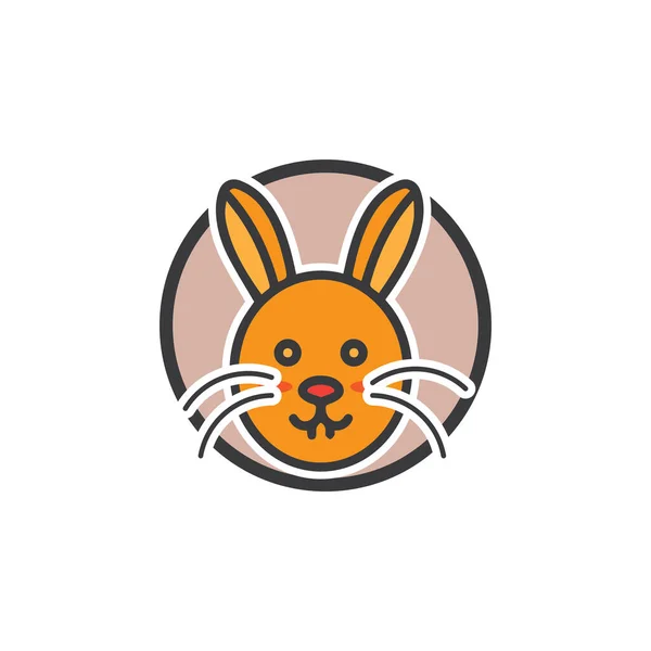 Дизайн Векторных Иконок Кролика — стоковый вектор