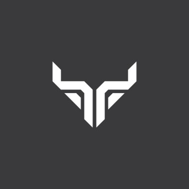 Keçi Logosu Şablon vektör illüstrasyon tasarımı