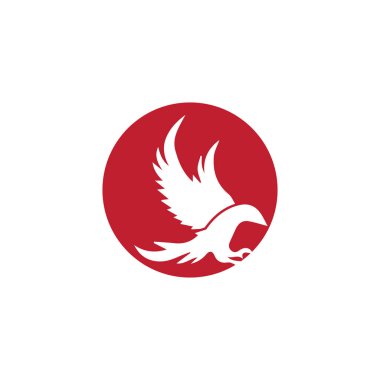 Falcon Logo Şablonu vektör çizimi tasarımı