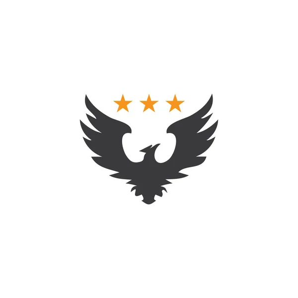 Valk Logo Template Vector Illustratie Ontwerp — Stockvector