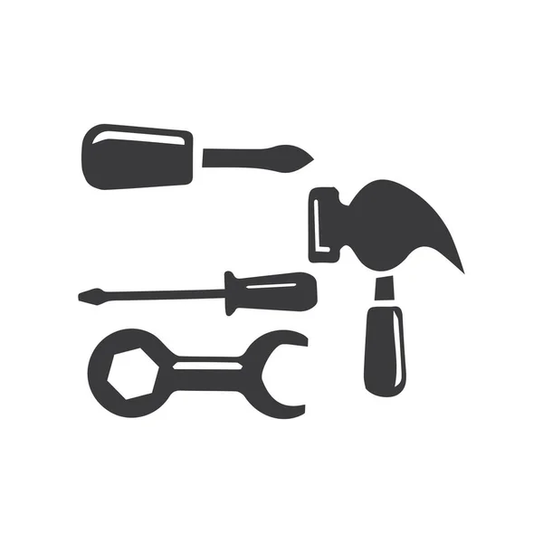 Service Tools Vektor Symbol Illustration Design Vorlage — Stockvektor