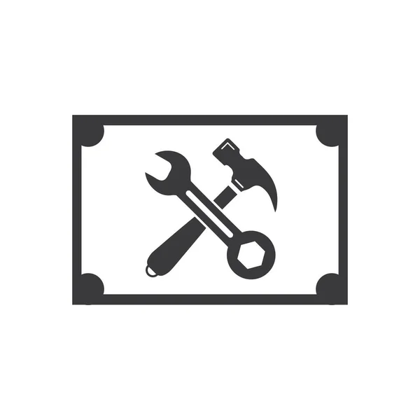 Service Tools Vector Icon Illustration Design Template — Stock Vector
