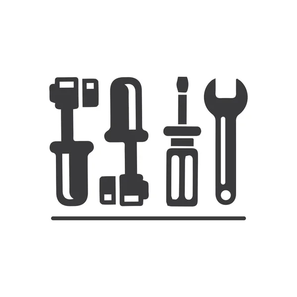 Service Tools Vector Icon Illustration Design Template — 스톡 벡터