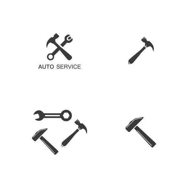 Service Tools Vector Icon Illustration Design Template — Stock Vector