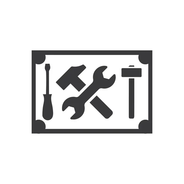 Service Tools Vektor Symbol Illustration Design Vorlage — Stockvektor