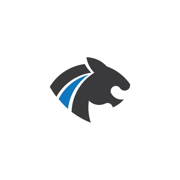 Puma Logo Diseño Vector Ilustración Diseño Plantilla — Vector de stock