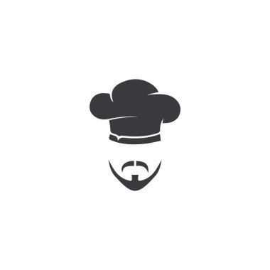 hat chef logo template vector illustration clipart