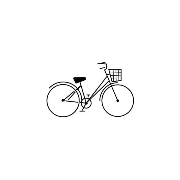Cykel Ikon Vektor Design Mall Illustration — Stock vektor