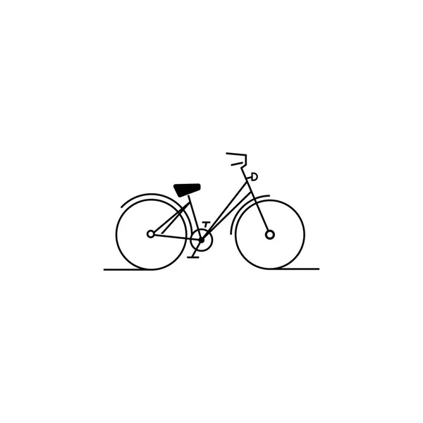 Icono Bicicleta Vector Diseño Plantilla Ilustración — Vector de stock
