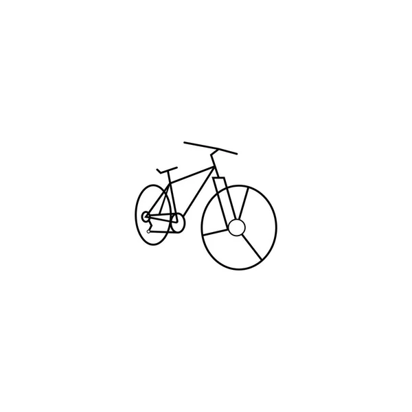 Icono Bicicleta Vector Diseño Plantilla Ilustración — Vector de stock