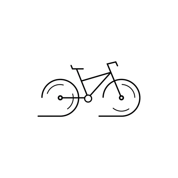 Ilustração Modelo Projeto Vetor Ícone Bicicleta — Vetor de Stock