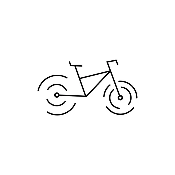 Fiets Ikoon Vector Ontwerp Sjabloon Illustratie — Stockvector